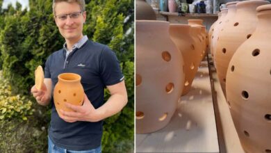 L'invention d'un lombricomposteur en terre cuite à enterrer dans les jardinières 100 % fabriqué en Alsace.