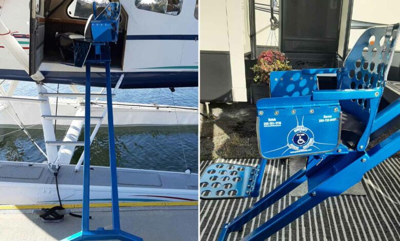 Une invention spécialement conçue pour être utilisé sur les petits aéronefs à voilure fixe comme les Cessnas et les petits jets privés ainsi que sur les hélicoptères et les hydravions.