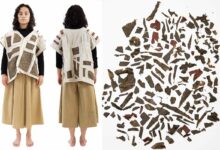 L'invention d'un tissu (BioEarth), composé à plus de 60 % de terre.