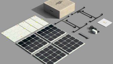 Le kit de panneaux solaires Beem.