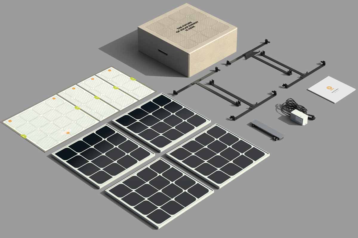 Le kit de panneaux solaires Beem.