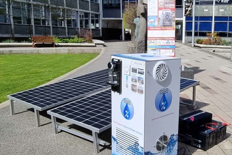 L’invention d’un générateur d’eau potable mobile et écologique, qui exploite l’air et l’énergie solaire