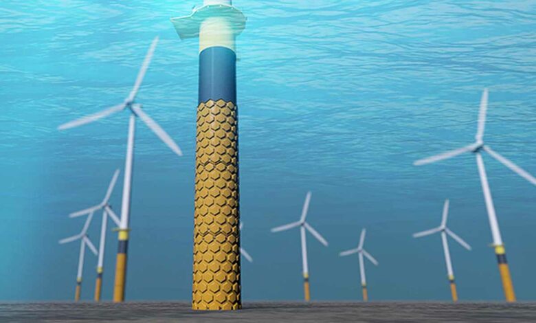 Balmoral HexDefence™ est un système breveté de protection contre l'affouillement pour les éoliennes offshore.