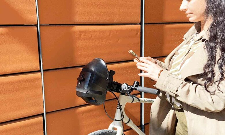 On Board Helmet, l’invention d’un support antivol de casque qui veut inciter les utilisateurs à rouler en toute sécurité