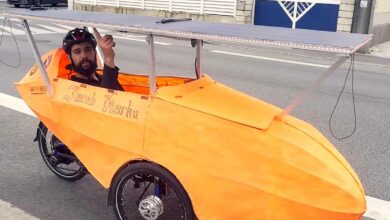 L'invention d'un vélo qui utilise l'énergie solaire pour rouler sur route.