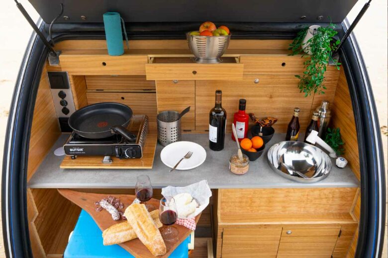 Une mini-caravane tout équipée ! 