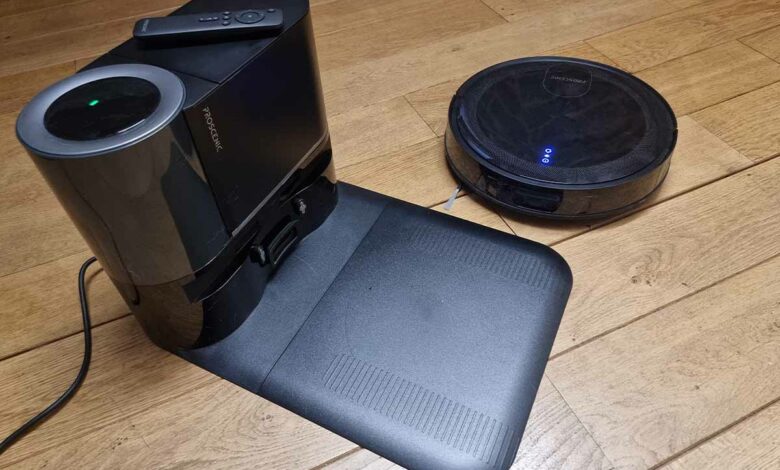 Test du robot aspirateur (et laveur) Proscenic X1 avec station d'auto-vidage