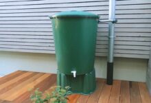 Récupérateur d'eau Garantia vert 210L