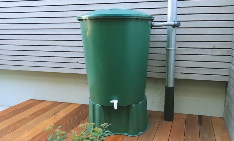 Récupérateur d'eau Garantia vert 210L