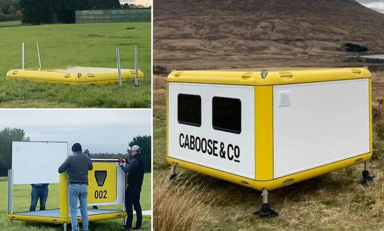 L'abris est emballé à plat, ce qui facilite son transport. De plus, il est à la fois durable, sécurisé, étanche et isolé, ce qui lui permet de résister à des tempêtes puissantes.