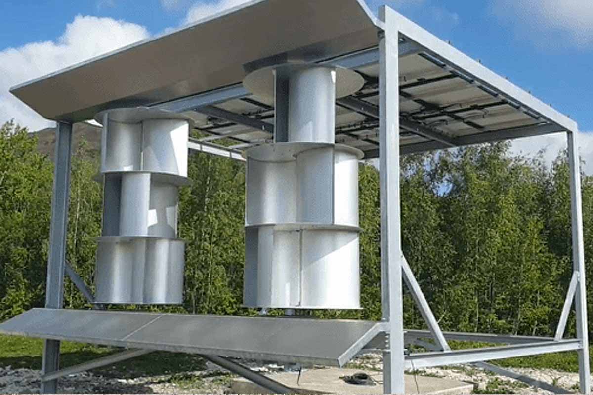 Un générateur hybride (solaire/éolien) pensé pour la ville et pour obtenir le meilleur rendement possible face aux vents perturbés.