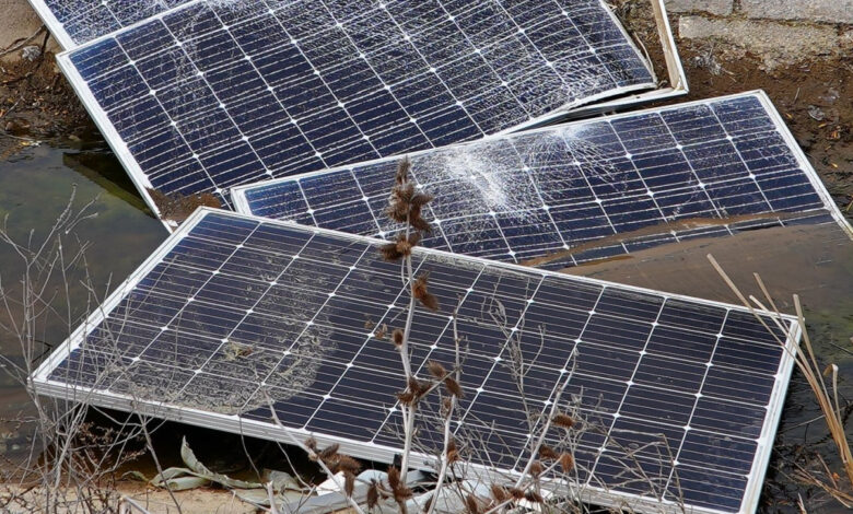 Un procédé unique pour recycler les panneaux solaires usagés.