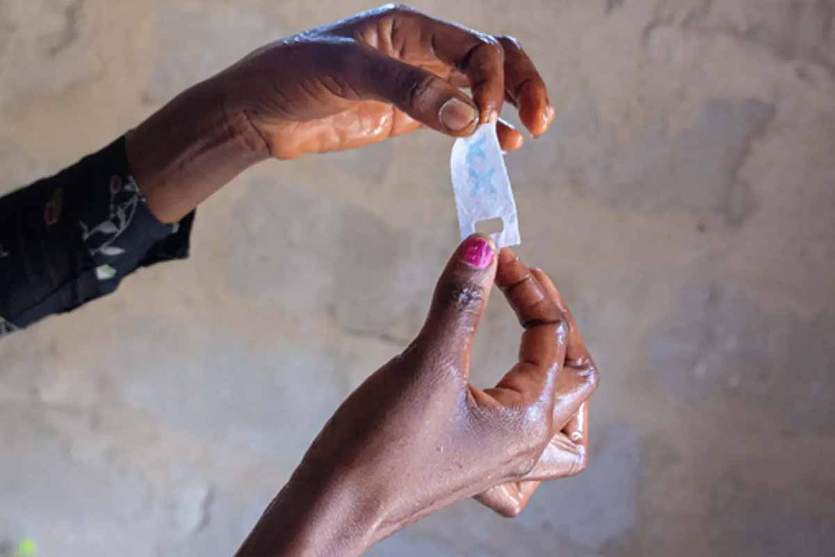 Une solution pour le lavage des mains biodégradables.