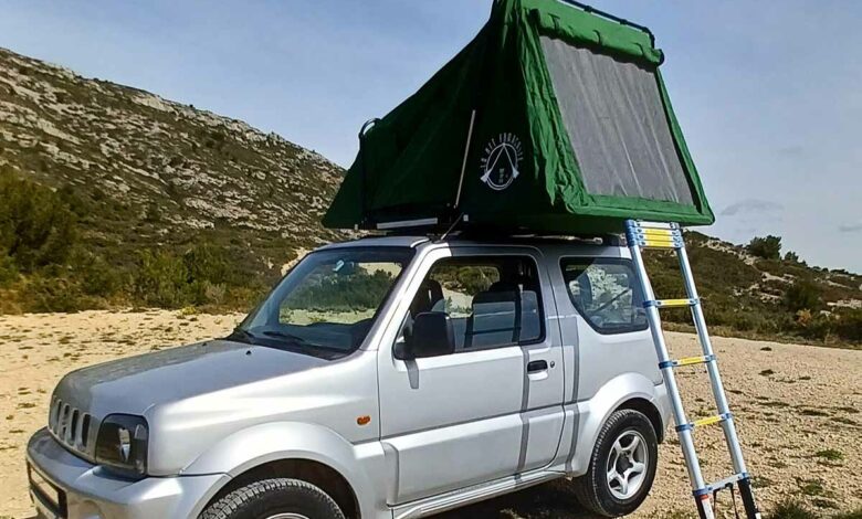 Une tente de toit fabriquée en France, conçue pour s'adapter à tous les types de véhicules, ultra légère et compacte.