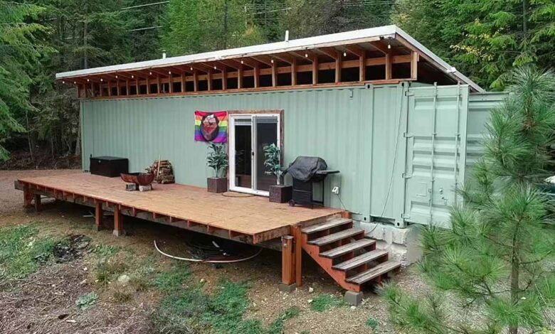 Une maison container ayant coûté moins de 20 000 euros.