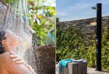Prendre une douche chaude dans son jardin en préservant l'environnement et en faisant des économies d'électricité.
