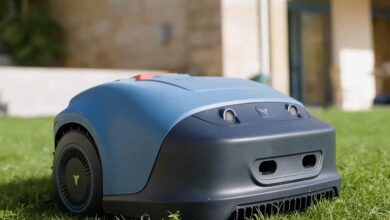 HOOKII Tondeuse robot intelligente Neomow S WIFI pour pelouse jusqu'à 1000 m²