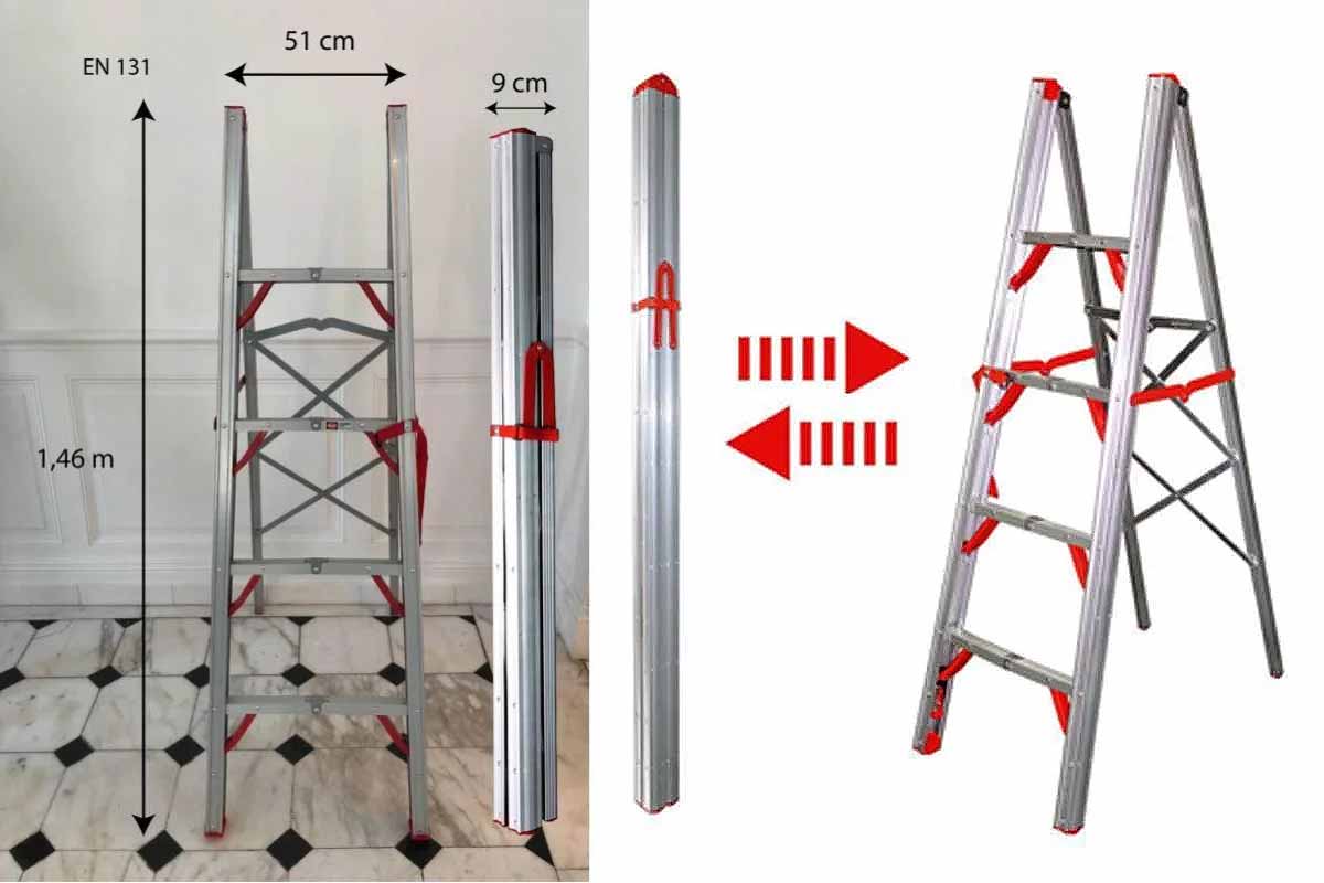 SECURY-T (ré)invente l'escabeau pliable avec un dispositif très