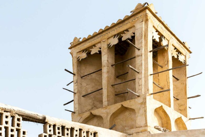 Badgir sur l'île de Qeshm (Iran).