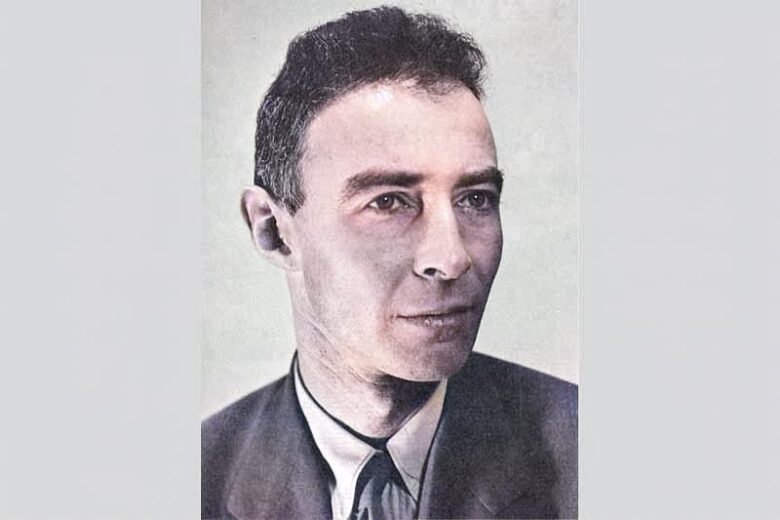 Le portrait officiel de Robert Oppenheimer, alors premier directeur du Laboratoire national de Los Alamos.