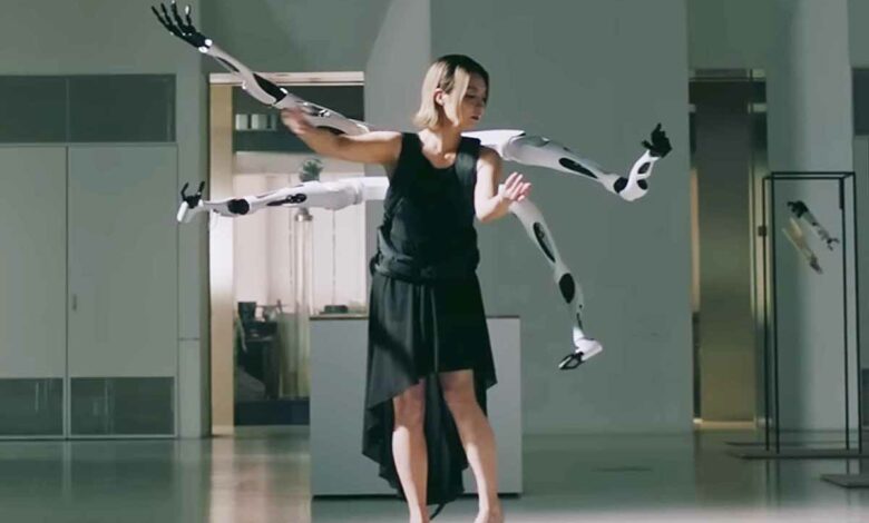 Un étonnant exosquelette robotisé.