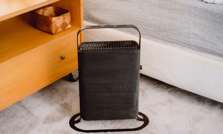 Un radiateur innovant en béton fibré.