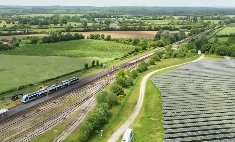 SNCF Renouvelables, une filiale de production d’énergie solaire sur les réserves foncières de l'entreprise.