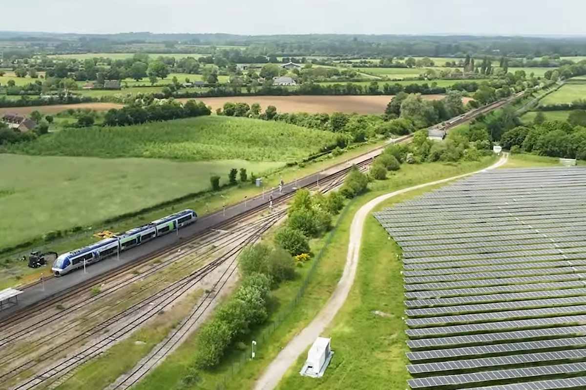 SNCF Renouvelables, une filiale de production d’énergie solaire sur les réserves foncières de l'entreprise.