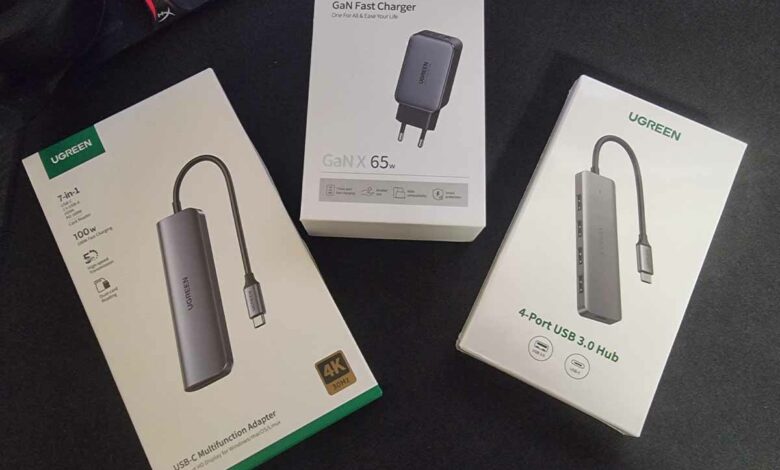 Deux hubs USB et un chargeur rapide UGREEN à prix cassés pour le Prime Day