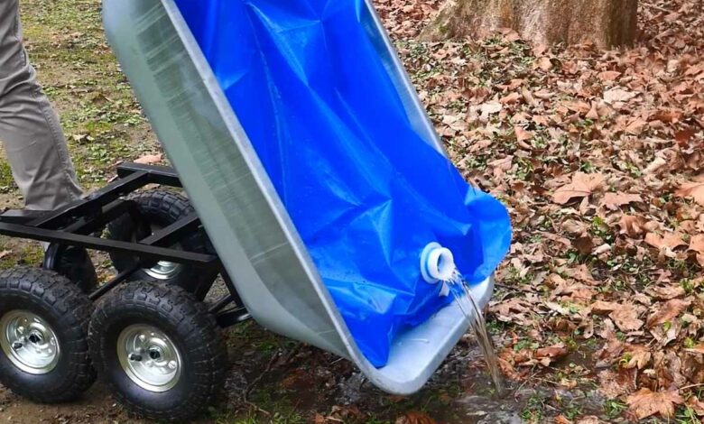 Idéal pour transport en brouette.