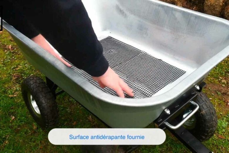 Pliable avec surface antidérapante.