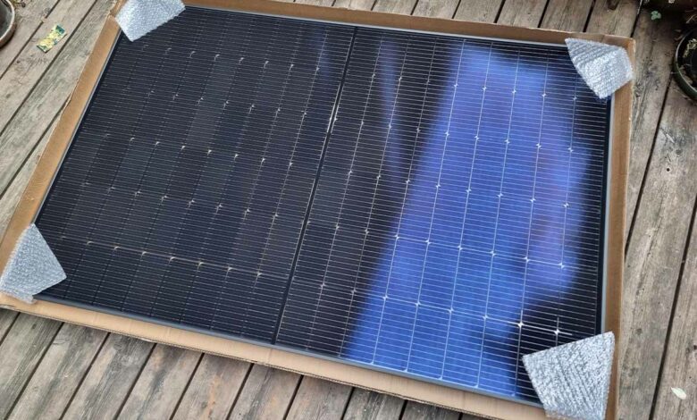 Un panneau solaire Sunity.