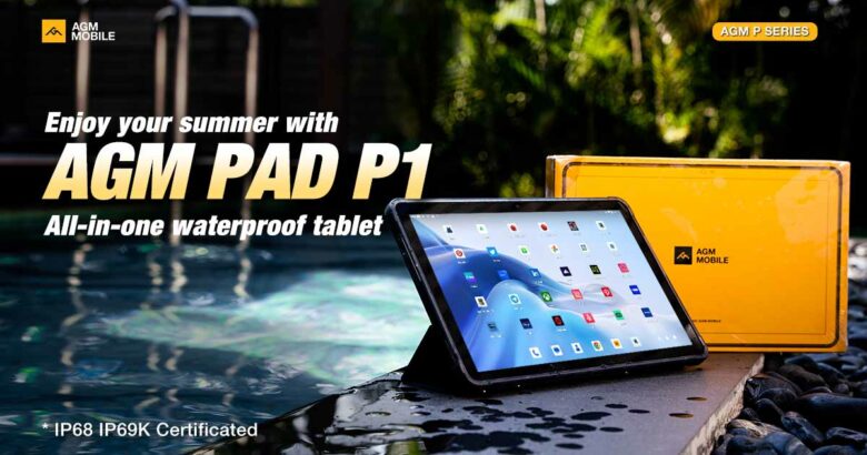 AGM Mobile dévoile la PAD P1, une tablette waterproof et ultrarésistante à seulement 269,99 €