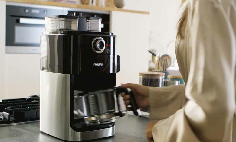 Cafetière en grain Philips Grind & Brew