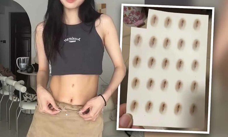 La mode du faux nombril en Chine pour « allonger » les jambes.