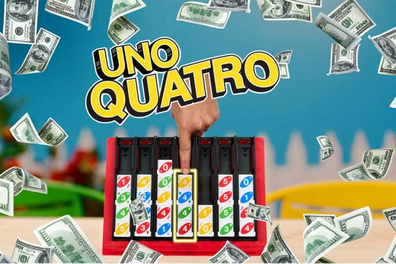 Le nouveau jeu UNO Quatro.