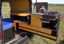 Un kit d’aménagement innovant pour transformer un van ou un fourgon en mini camping-car rapidement et facilement.