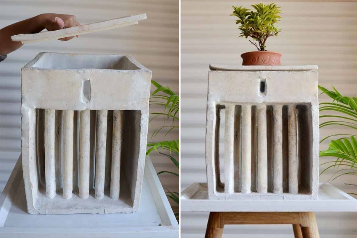 L'invention d'une climatisation en céramique qui fonctionne sans électricité.