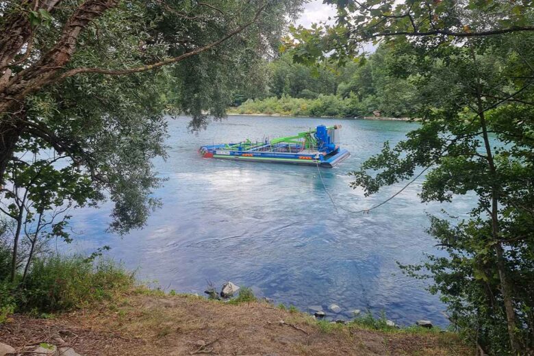 La ferme d'hydrolienne en comptera quatre au total. 