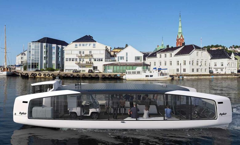 Un bateau électrique zéro émission et silencieux.