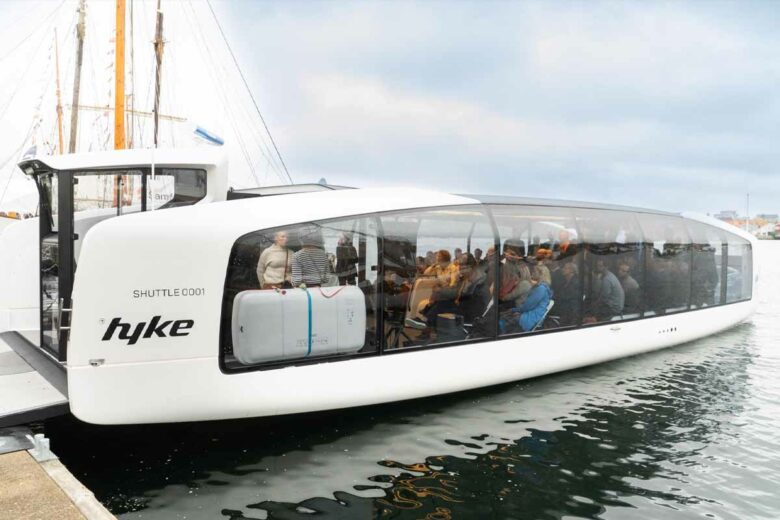 Le premier bateau électrique Hyke (construit en Norvège) a été mis à l'eau.