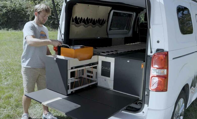 Campinambulle, une « malle de camping » pour transformer n’importe quelle voiture en van aménagé en 10 min