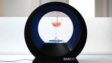 Le robot à cocktail Barsys 360.