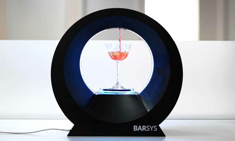 Le robot à cocktail Barsys 360.