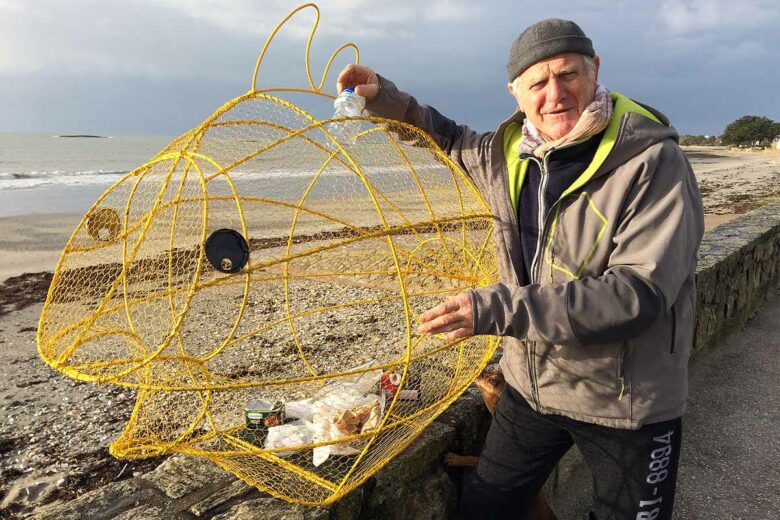 Un poisson poubelle pour que vos déchets ne partent pas à la mer.