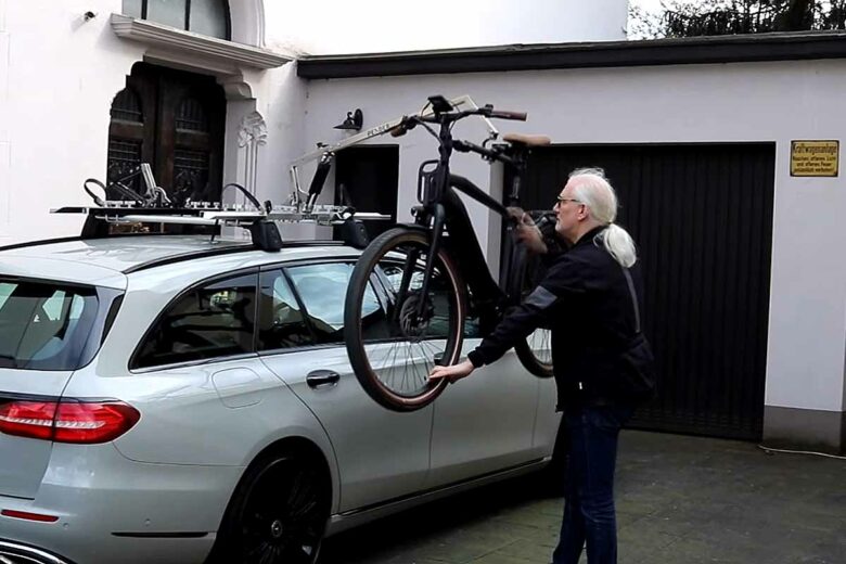Une innovation pour monter des vélos pesant jusqu'à 30 kg.