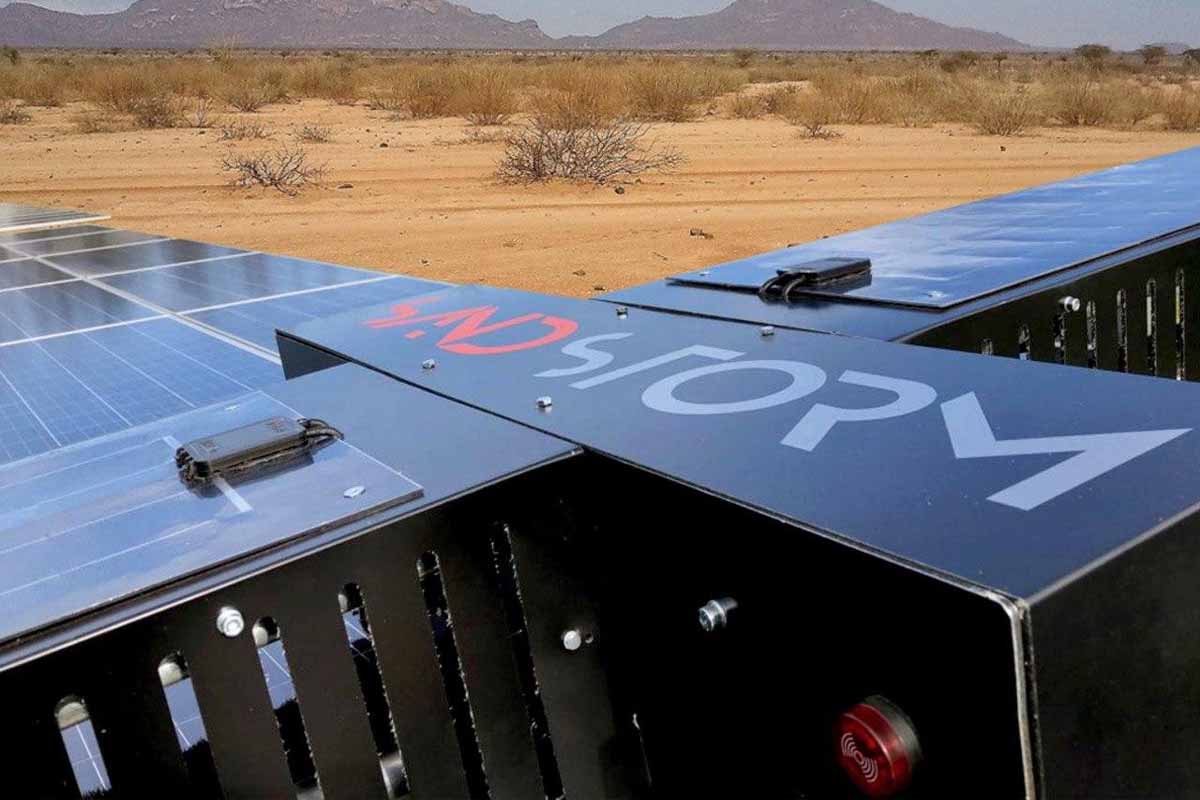 Un robot autonome innovant pour le nettoyage à sec des systèmes photovoltaïques.