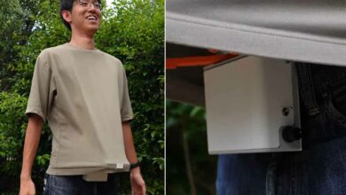 Une invention insolite pour rester au frais.