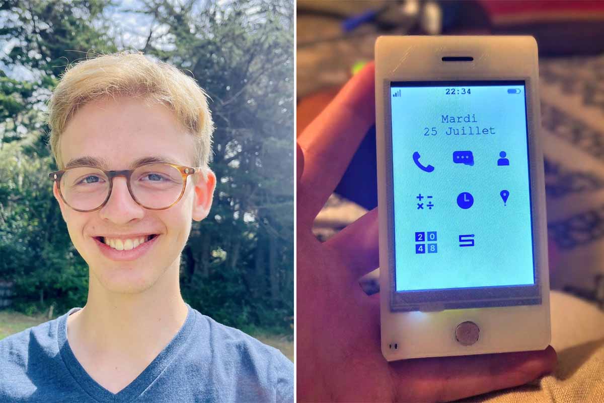 Il invente un téléphone portable open-source et qui prend soin de la planète.