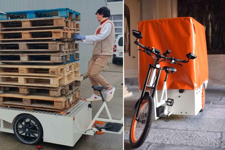 Un vélo cargo modulaire.